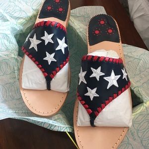 Jack Rogers Star spangled patriotic sandals